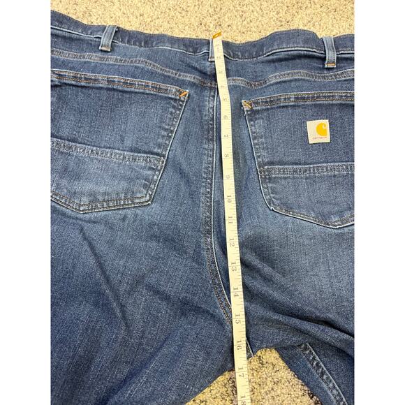 Carhartt Relaxed Fit Women's Carpenter Denim Jeans,‎ Size 24 PLUS Medium Wash - Picture 12 of 13